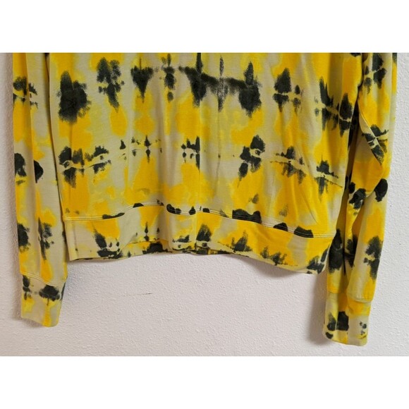 Women's Cabi # 6122 ATOMIC SWEATSHIRT Yellow/Black V-Neck Long Raglan Sleeve S - Picture 5 of 10